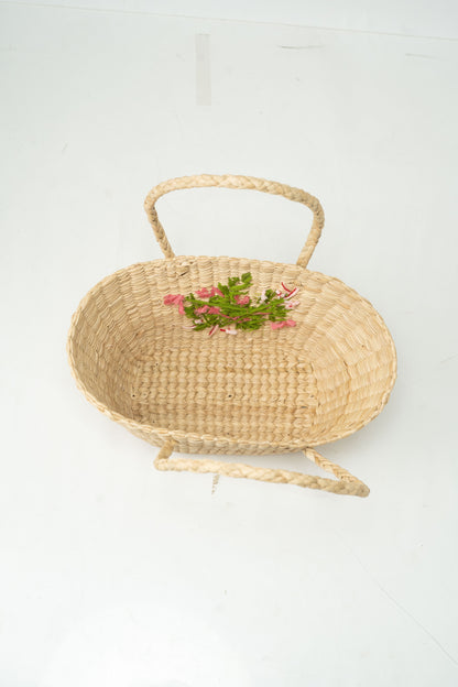 Ladies Hand Kauna Grass Bag with Embroidery