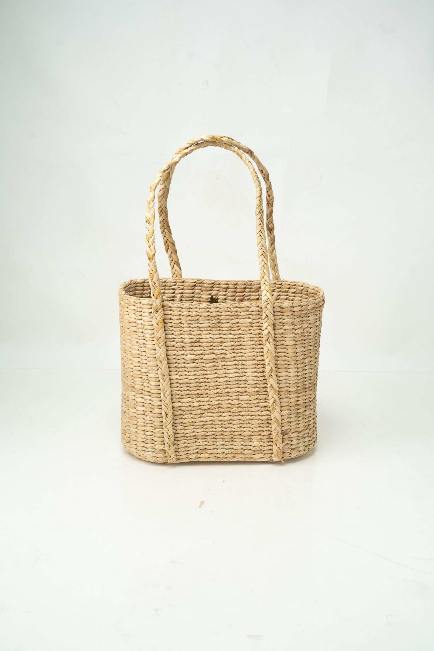 Fancy Handwoven Bag with Floral Embroidery