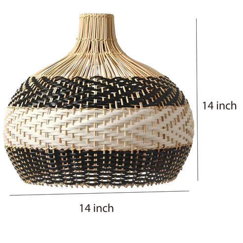 Handcrafted Bamboo Cane Pendant Light Sadhil