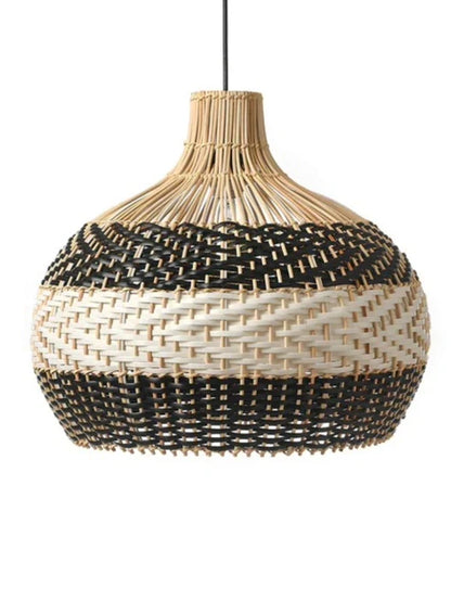 Handcrafted Bamboo Cane Pendant Light Sadhil