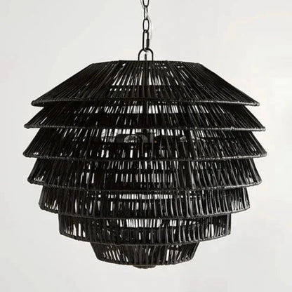 Handcrafted Bamboo Cane Chandelier Sareek