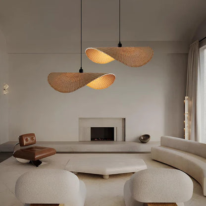 Shanaya Handcrafted Rattan & Bamboo Pendant Light