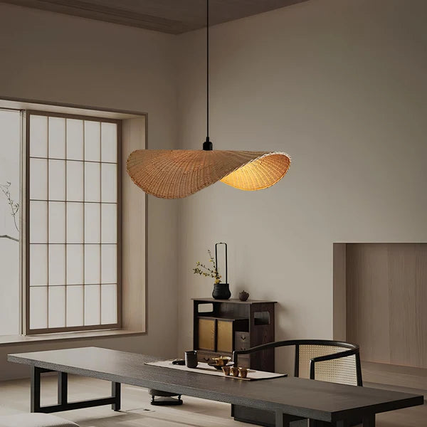 Shanaya Handcrafted Rattan & Bamboo Pendant Light