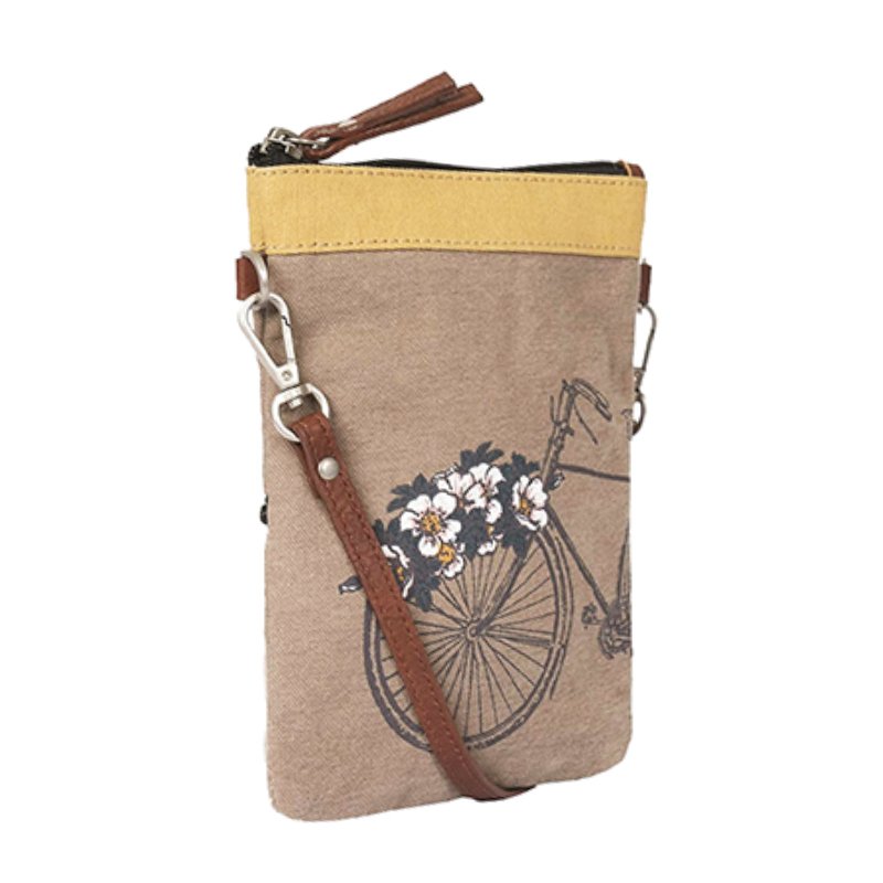 Artaflora – 100% Cotton Canvas Small Sling Crossbody Bag with Stylish Design for Women