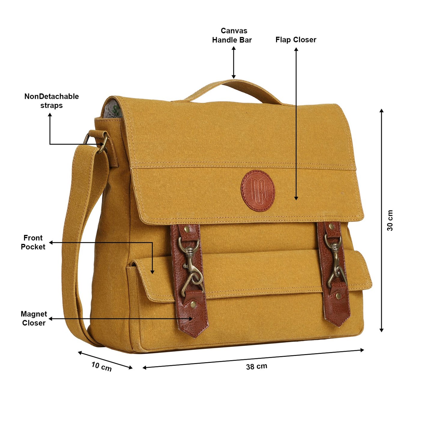 City Slicker Laptop Messenger Bag For Men & Women