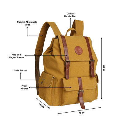 City Slicker Backpack For Men & Women – Yellow
