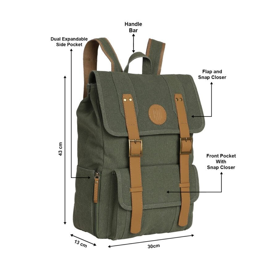 Delta Backpack For Men & Women – Green