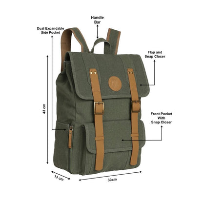 Delta Backpack For Men & Women – Green