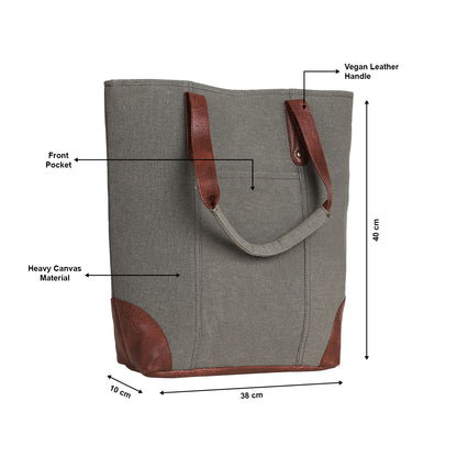 Cleveland Tote Handbag for Women – Grey