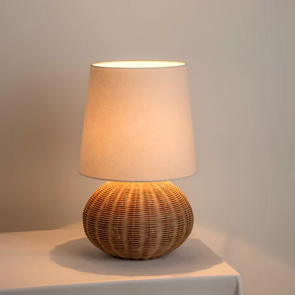 Sun Handcrafted Rattan Table Lamp