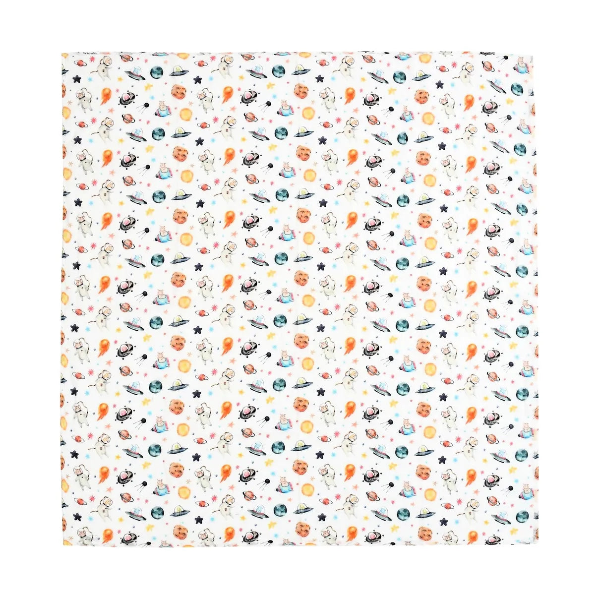 100% Cotton Muslin Swaddles – Set of 3 Blue