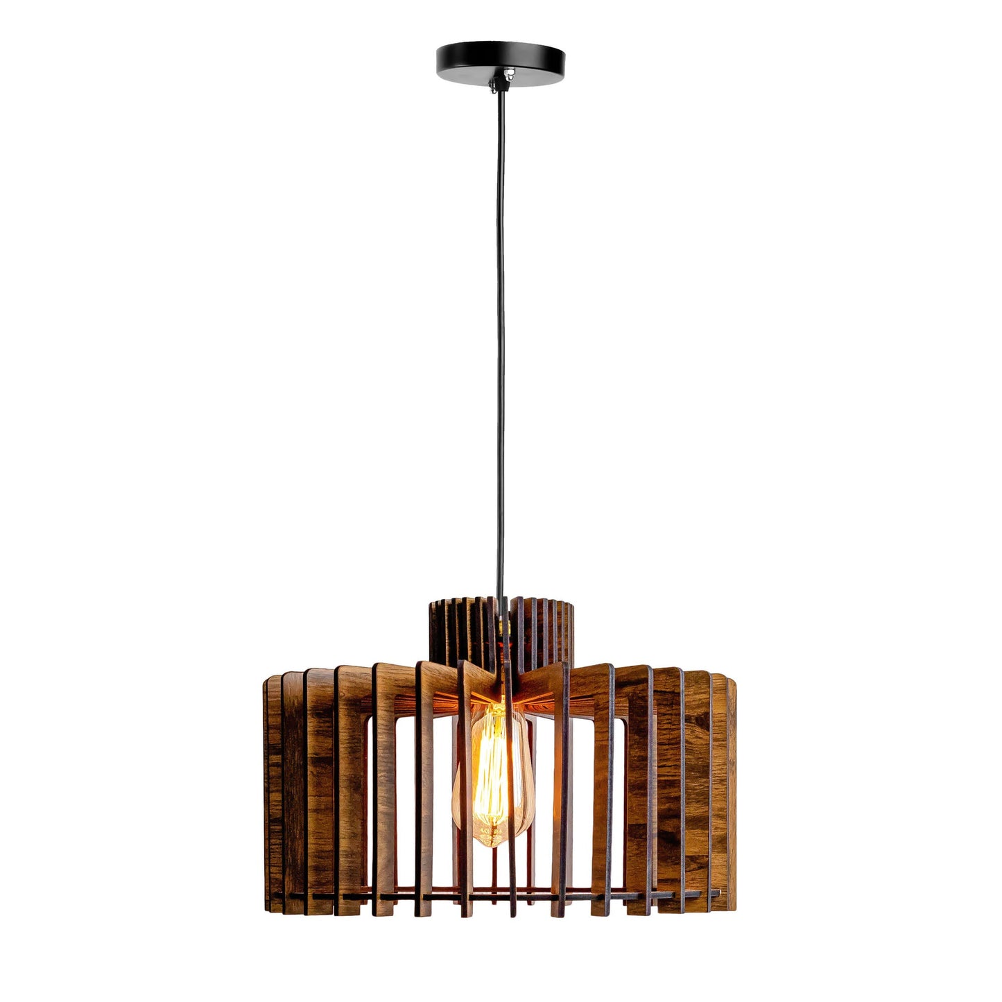 Cornet Pine Engineered Wood Ceiling Pendant Lamp