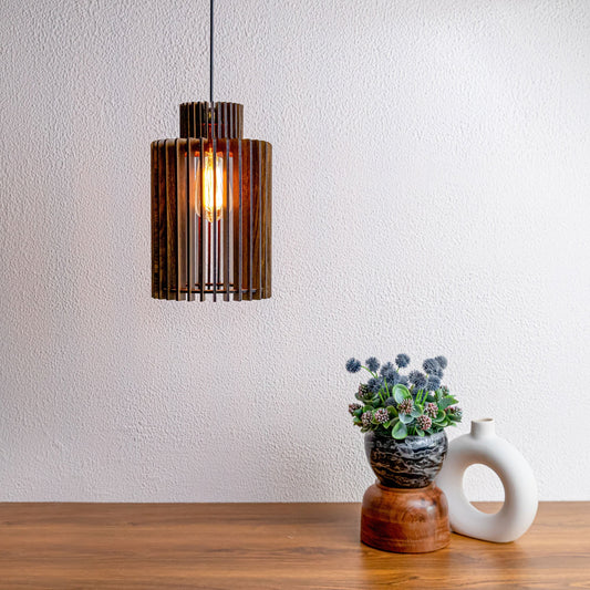 Clora Pine Engineered Wood Ceiling Pendant Lamp