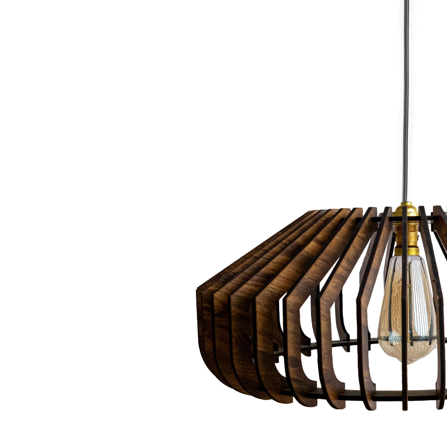 Carny Pine Engineered Wood Ceiling Pendant Lamp