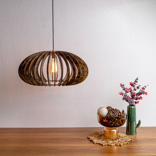 Cally Pine Wood Ceiling Pendant Lamp