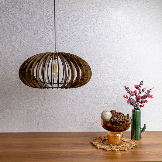 Cally Pine Wood Ceiling Pendant Lamp