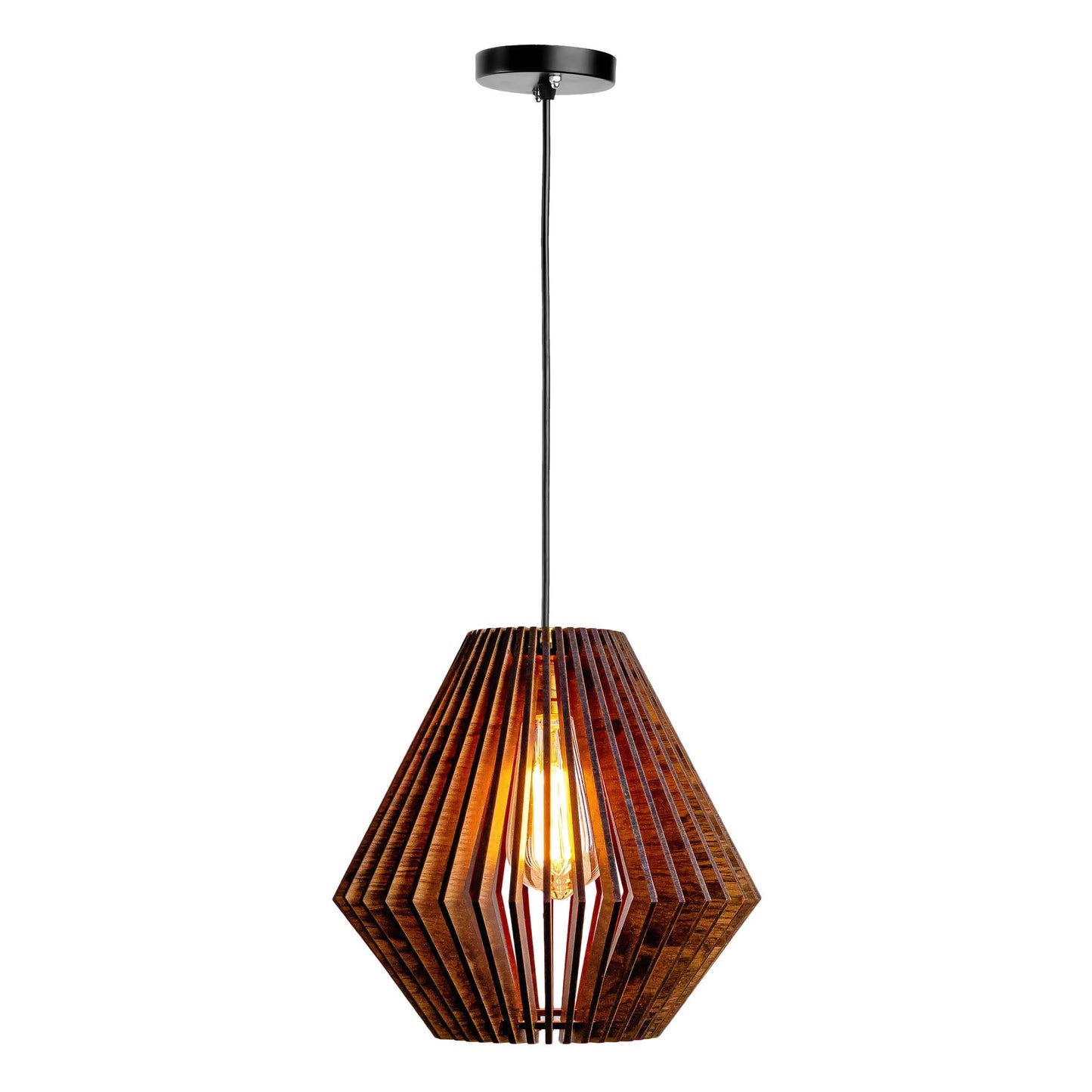 Cyan Pine Engineered Wood Ceiling Pendant Lamp