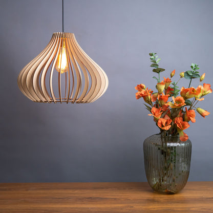 Comfy Birch Engineered Wood Ceiling Pendant Lamp