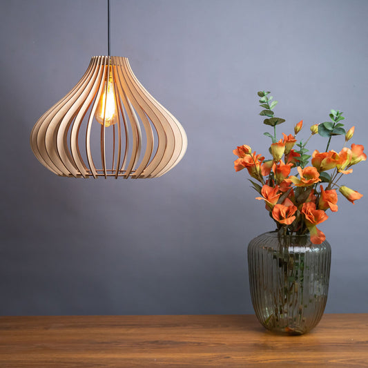Comfy Birch Engineered Wood Ceiling Pendant Lamp