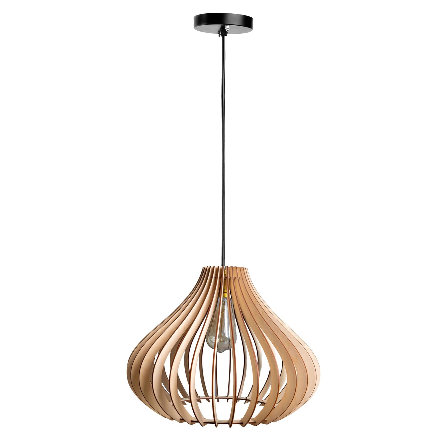 Comfy Birch Engineered Wood Ceiling Pendant Lamp