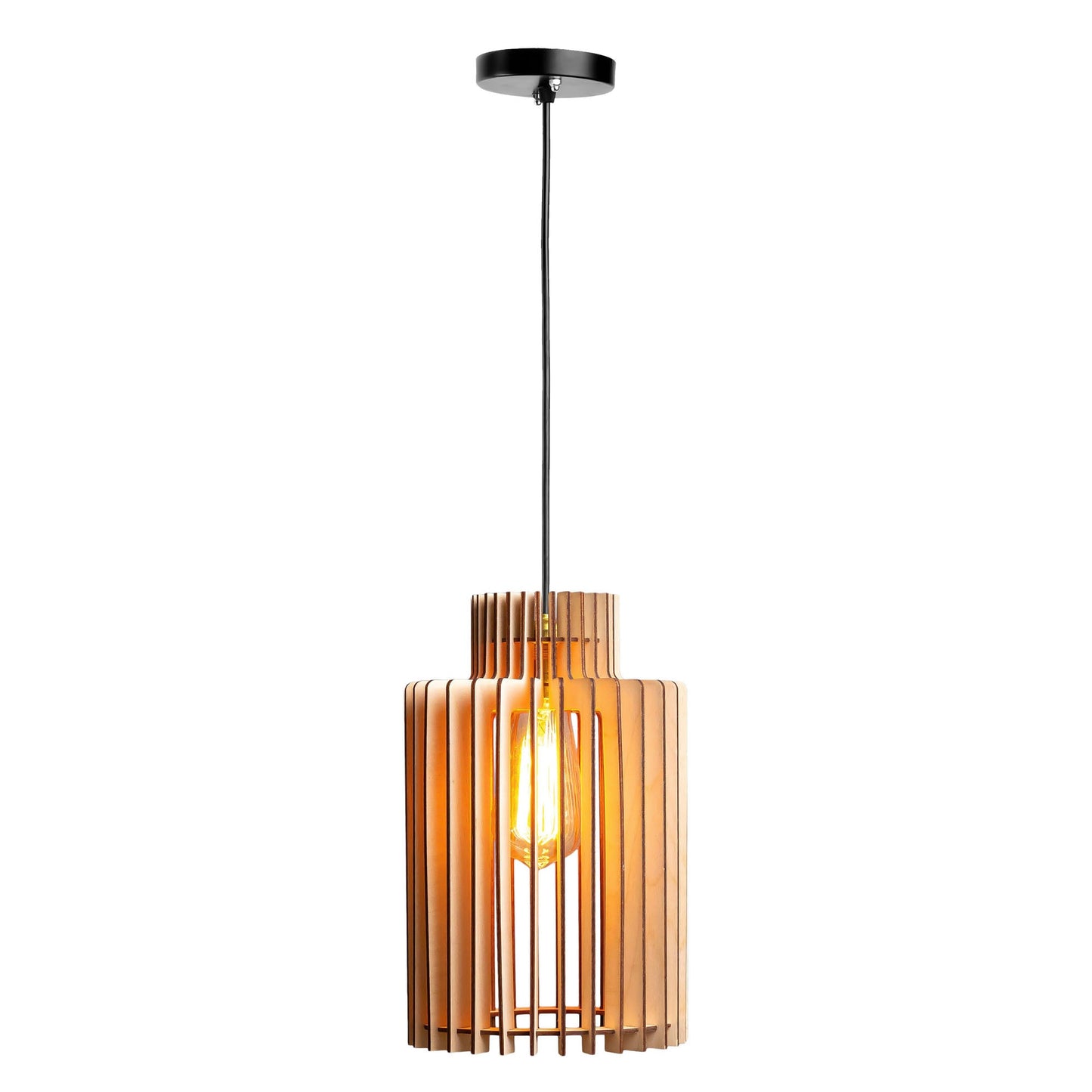 Casol Birch Engineered Wood Ceiling Pendant Lamp