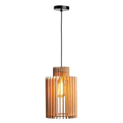 Casol Birch Engineered Wood Ceiling Pendant Lamp