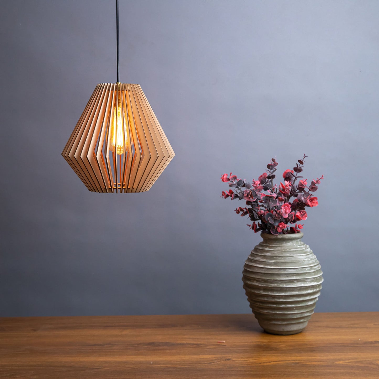 Clay Birch Engineered Wood Ceiling Pendant Lamp