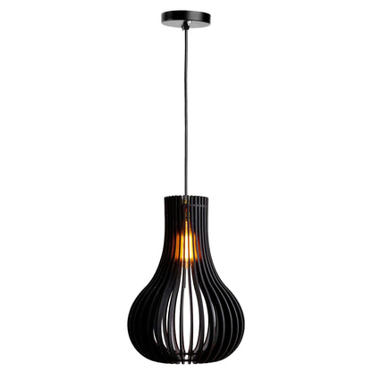 Carrie Black Engineered Wood Ceiling Pendant Lamp