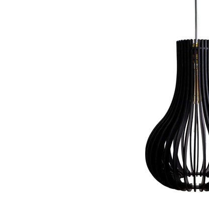 Carrie Black Engineered Wood Ceiling Pendant Lamp