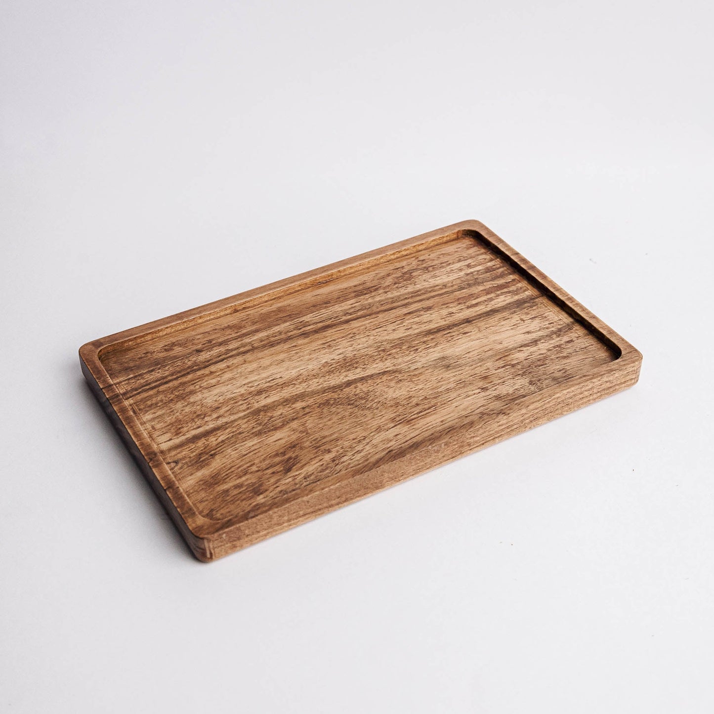Dahlia Rectangular Acacia Wood Platter Serving Tray