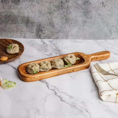 Dorrito Platter | Long Wooden Serving Board with Handle