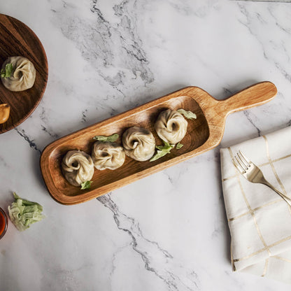 Dorrito Platter | Long Wooden Serving Board with Handle