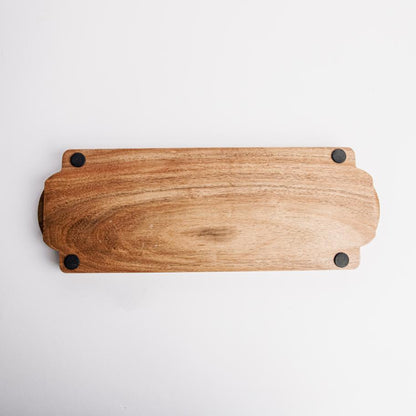 Datona Rectangular Acacia Wood Dip Serving Platter
