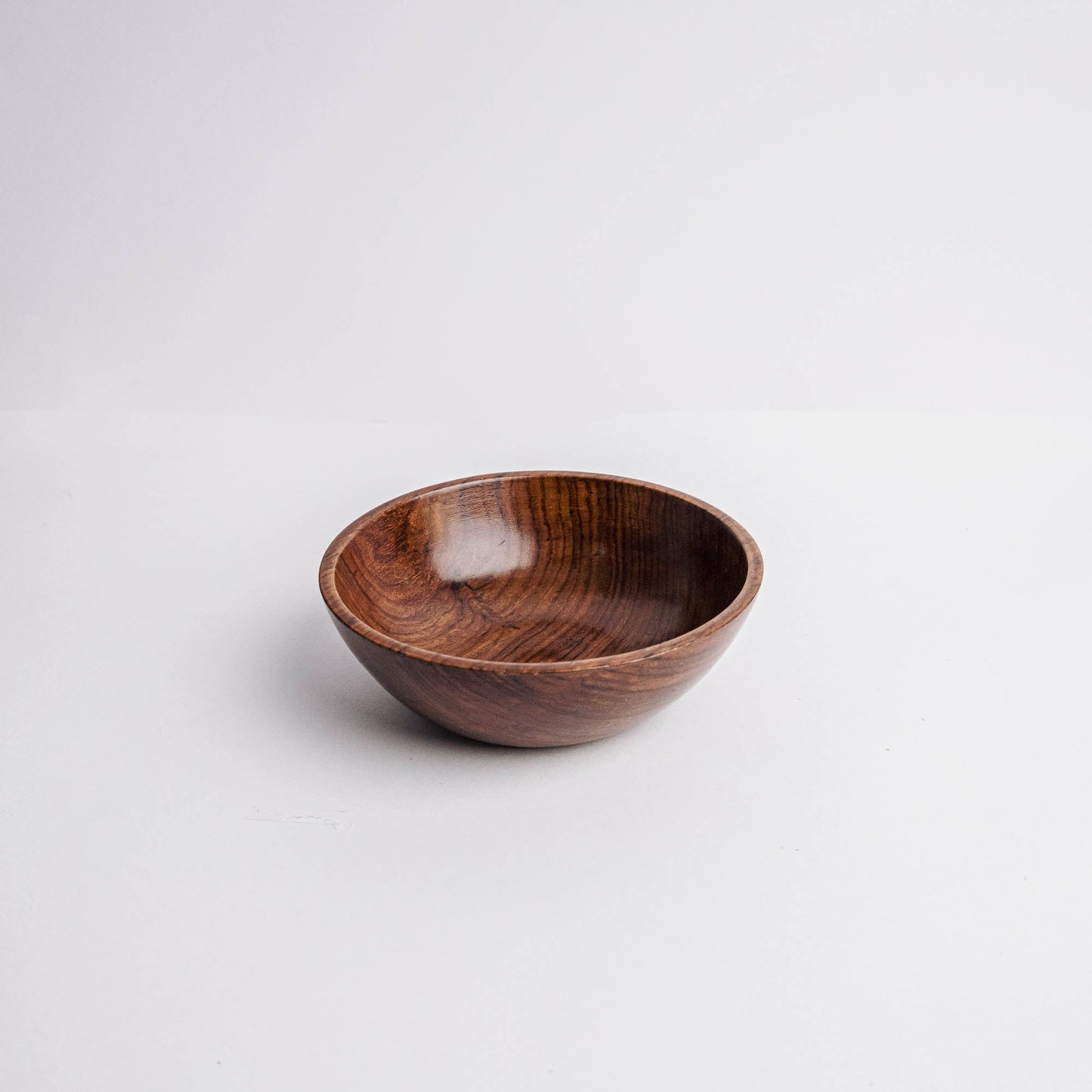 Dora Bowl | Handcrafted Sheesham Wood Serving Bowl