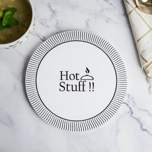 Hot Stuff Marble Trivet | Heat-Resistant Modern Pot Holder