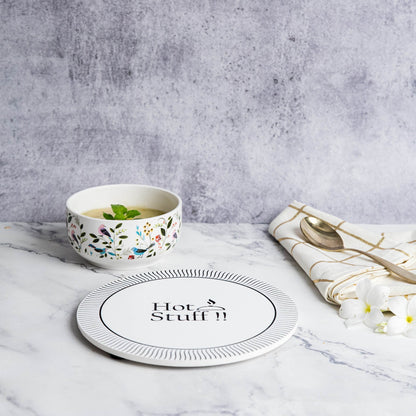 Hot Stuff Marble Trivet | Heat-Resistant Modern Pot Holder