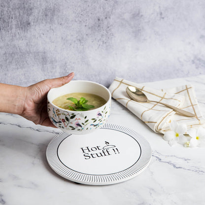 Hot Stuff Marble Trivet | Heat-Resistant Modern Pot Holder