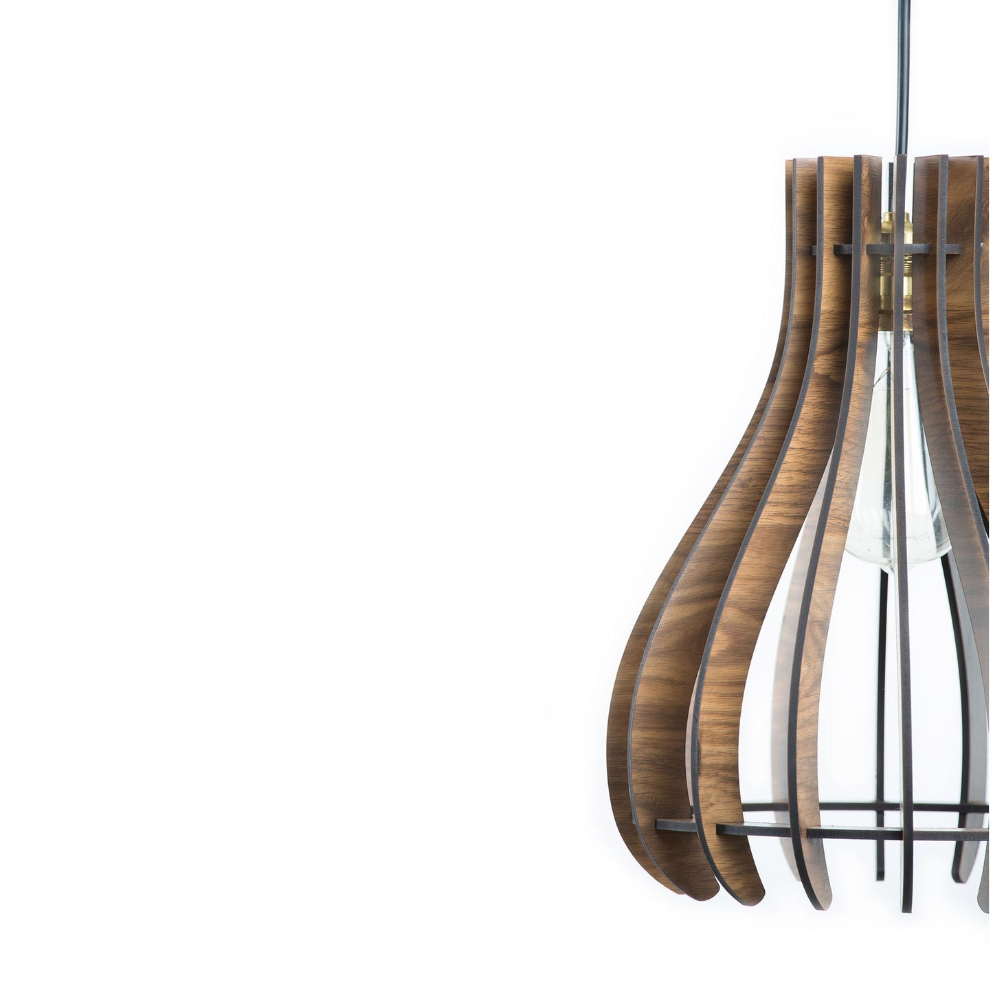 Poofy Engineered Wood Ceiling Pendant Lamp