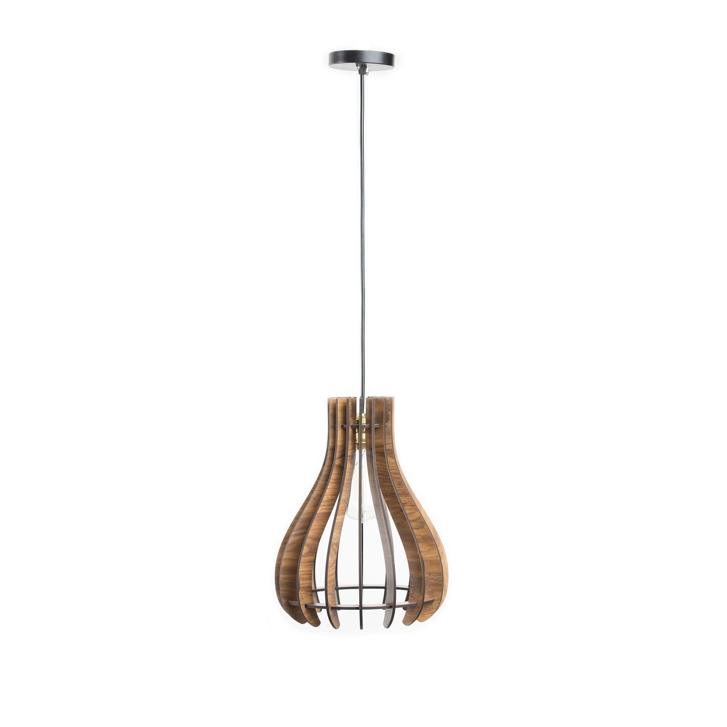 Poofy Engineered Wood Ceiling Pendant Lamp