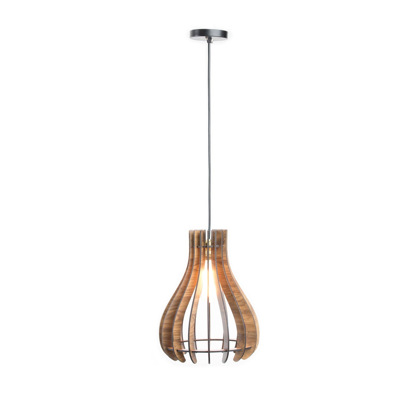 Poofy Engineered Wood Ceiling Pendant Lamp
