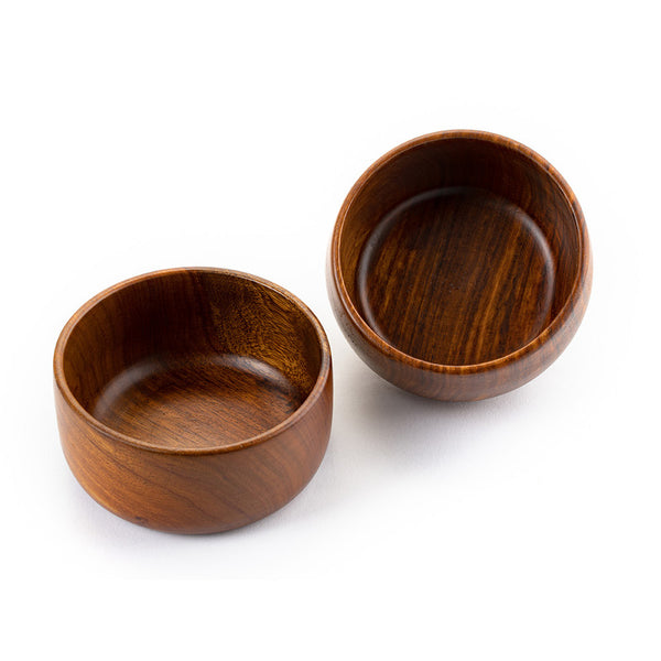 Baro Sheesham Wood Small Serving Bowl Set of 2