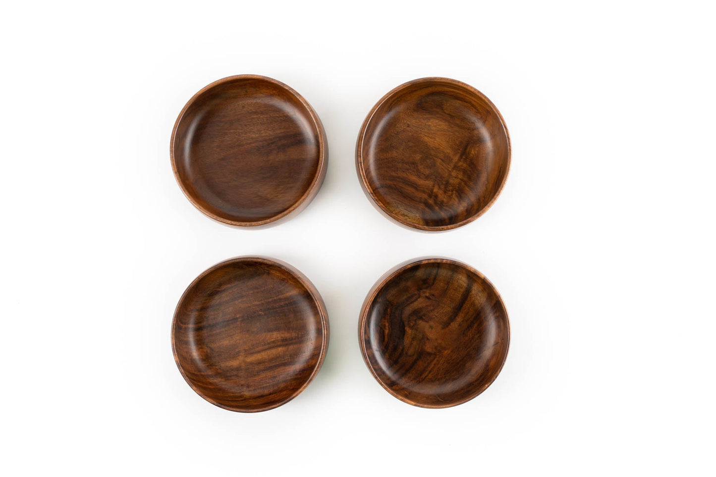 Baro Sheesham Wood Medium Serving Bowl Set of 4