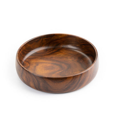 Baro Sheesham Wood Bowl Set | 1 Large & 6 Small Serving Bowls | Complete Dining Set
