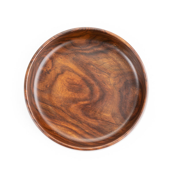 Baro Sheesham Wood Bowl | Large Round Serving Bowl | Set of 2
