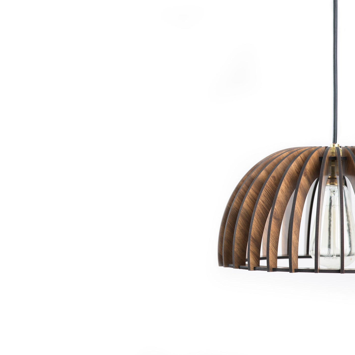 Domo Pine Engineered Wood Ceiling Pendant Lamp
