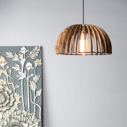 Domo Pine Engineered Wood Ceiling Pendant Lamp