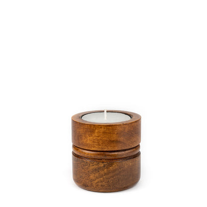 Baku Mango Wood Tealight Candle Holder