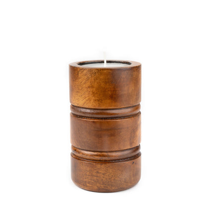Baku Mango Wood Tealight Candle Holder