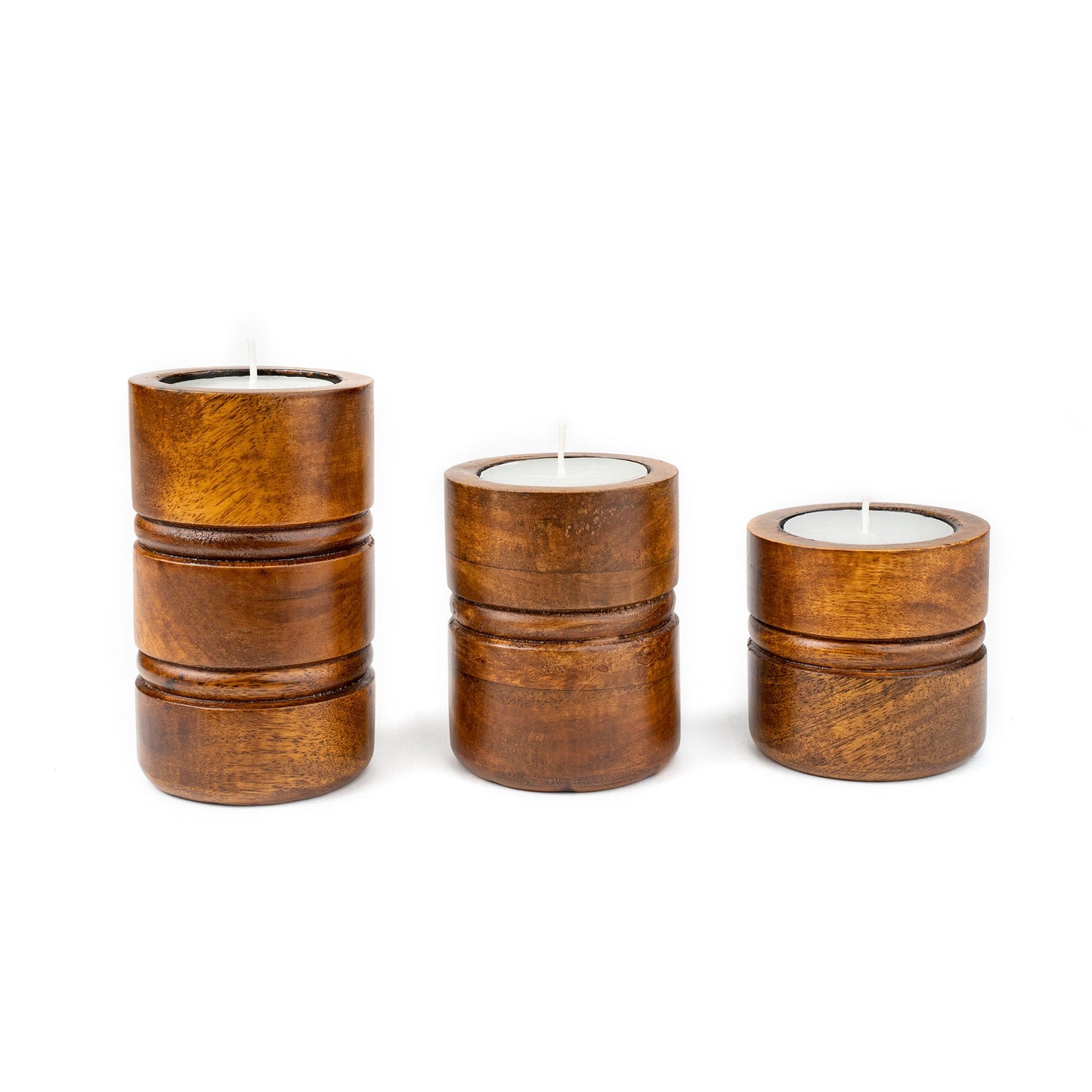 Baku Mango Wood Tealight Candle Holder