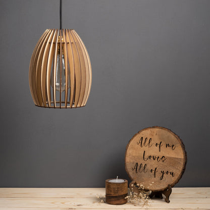 Becaa Birch Ply Ceiling Pendant Lamp